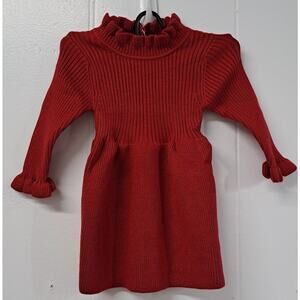 Myggpp Toddler‎ Baby Girls Long Sleeve Casual Dress Party Red 0-6 months